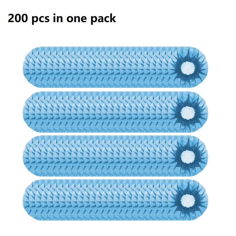 200 Packs of Microphone Covers Disposable Individually Wrapped Disposable Protective for Most Mic