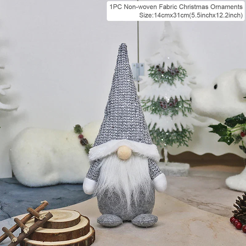 Faceless Christmas Decorations for Home, Christmas Tree Ornament, Merry Butter, New Year Gifts, 2024, 2025