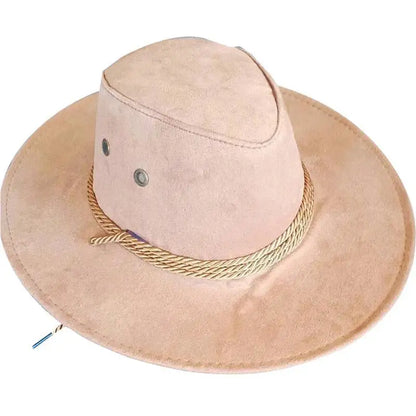 Chapeau de cowboy occidental pour hommes, casquette mongole, grand bord, gentleman, cadeaux de jazz, document