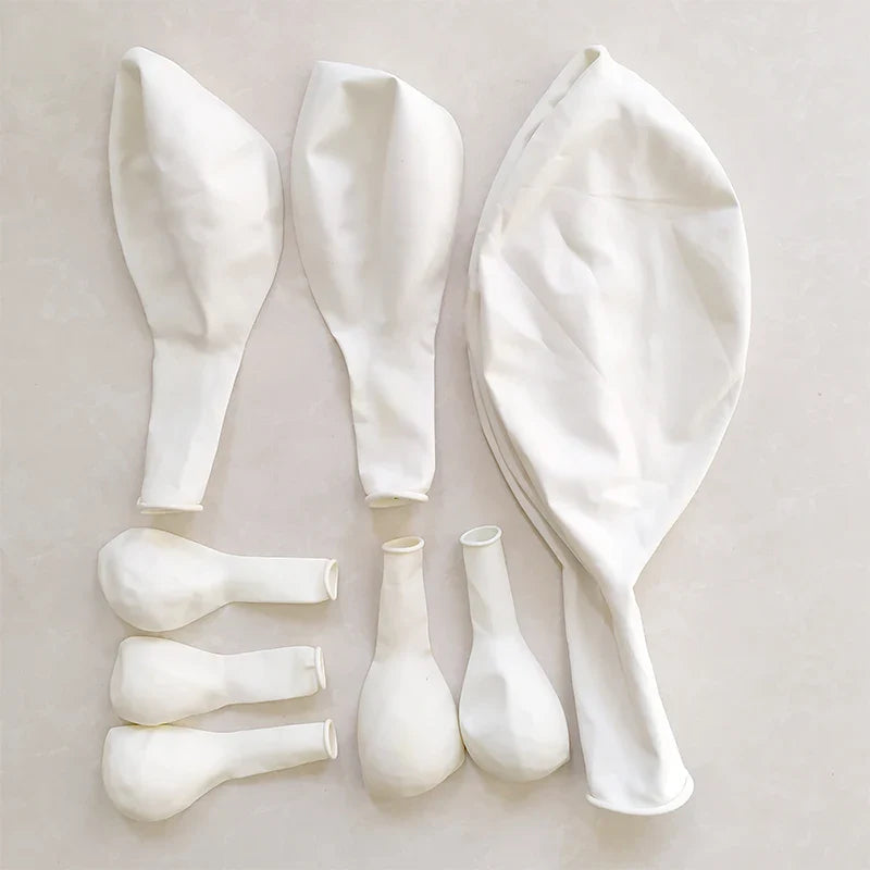 Ballons en Latex blanc 5-36 pouces, ballon joyeux anniversaire, décoration de mariage pour la saint-valentin, ballon gonflable à hélium pour la mariée