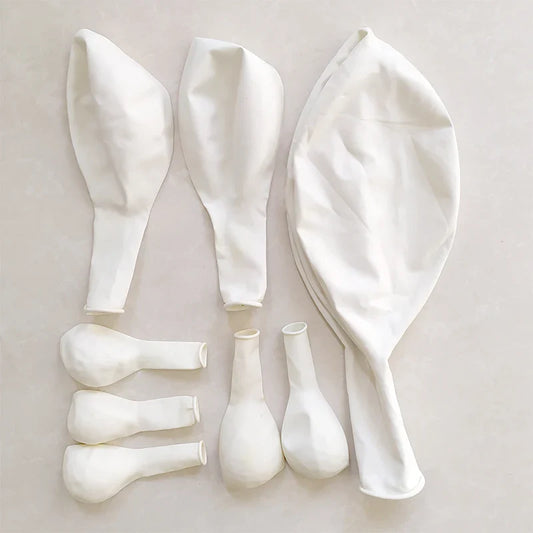 Ballons en Latex blanc 5-36 pouces, ballon joyeux anniversaire, décoration de mariage pour la saint-valentin, ballon gonflable à hélium pour la mariée