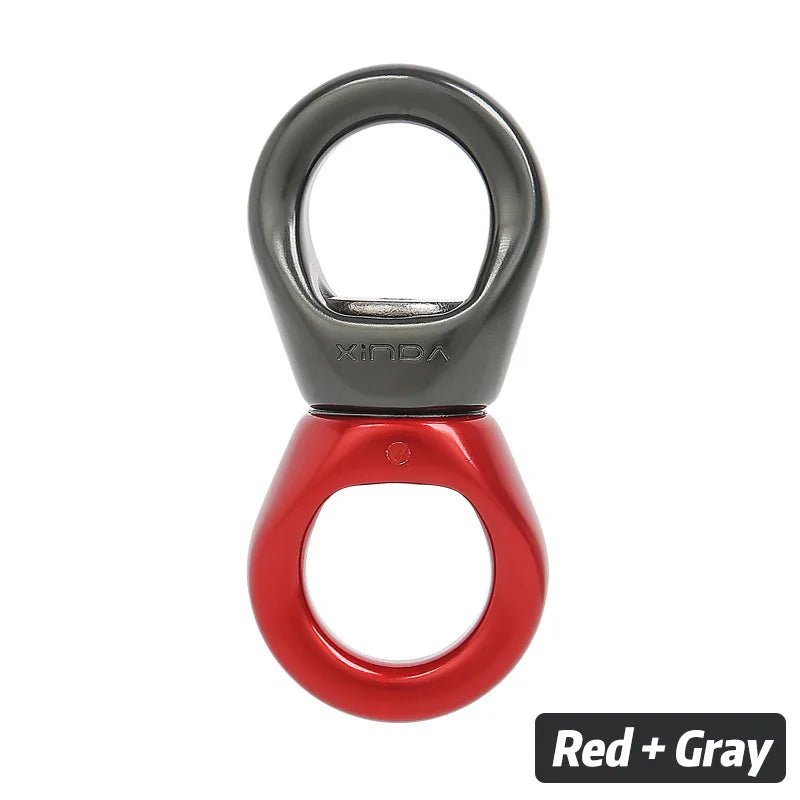 XINDA-Poulie d'escalade en aluminium 30kN, joint universel pour l'extérieur, haute qualité, mouvement de balançoire, adapté pour l'ancrage, le yoga, l'anneau universel