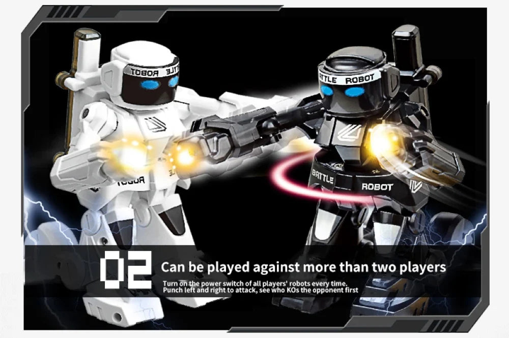 Robot de combat RC, jouet de boxe, télécommande, 2.4G, Robot de combat humanoïde avec deux Joysticks de commande, jouets pour enfants, cadeau