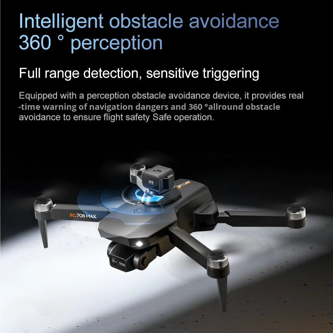 RG708MAX Drone Brushless Quadcopter GPS Positioning Screen Control Aerial Photography Obstacle Avoidance Drone