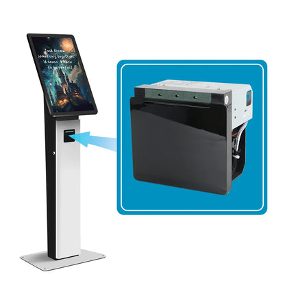 MS-FPT302 58/80mm Kiosk Panel Thermal Printer 2/3inch Thermal Kiosk Printer for Service Checkout Machine Hospital Kiosk