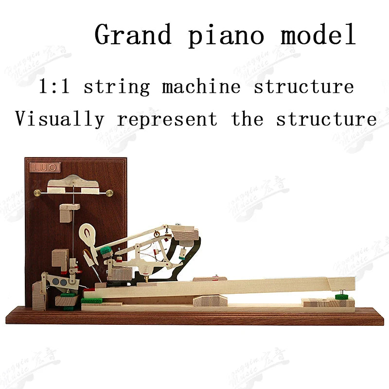 Outil de réparation de piano à queue, modèle de machine à cordes 1820, apprentissage vertical et horizontal