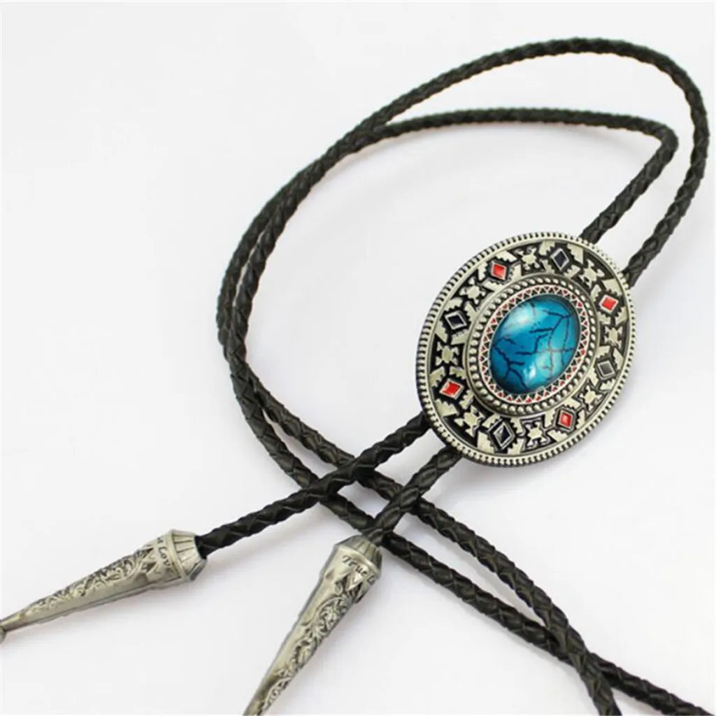 Cravate Totem Indien, Style Rétro Cirboy Occidental