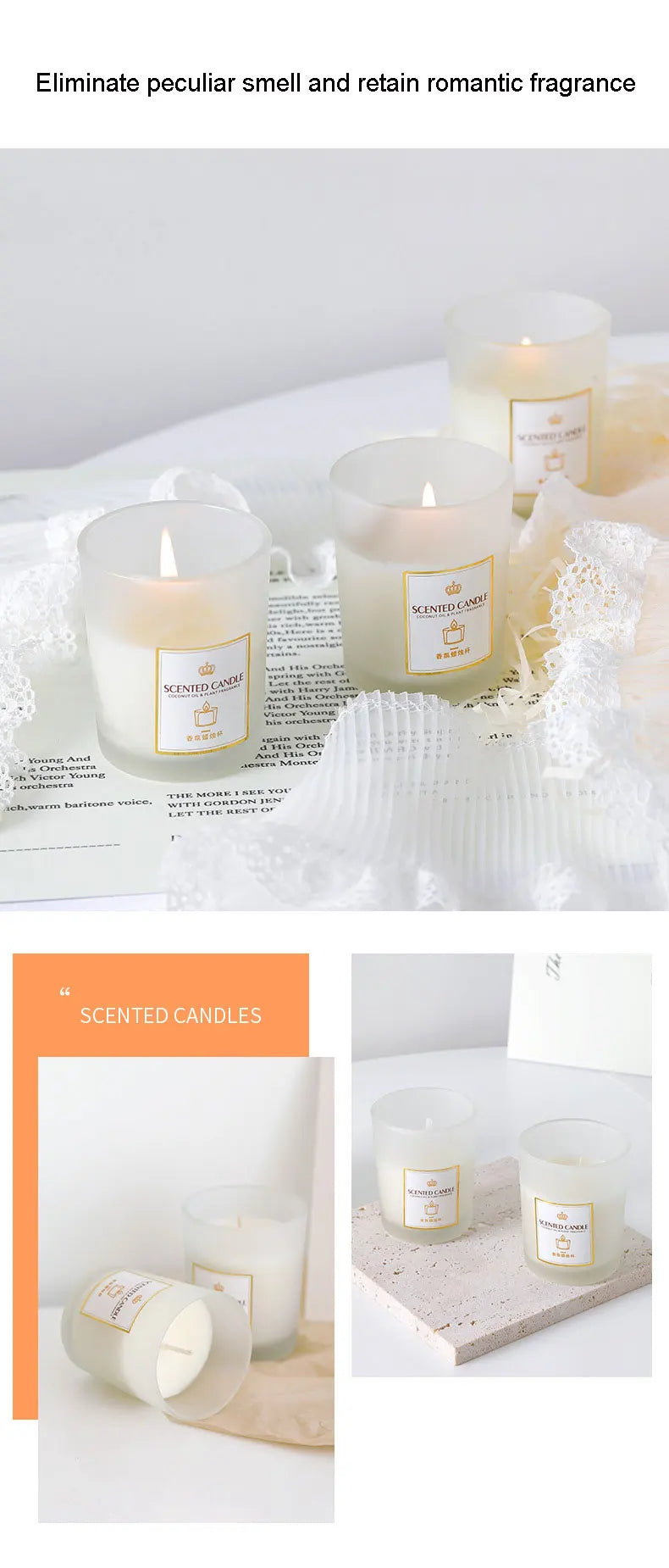 Candles Scented Aromatherapy Candles Soy Wax Fragrance Home Decoration Romantic Bath Yoga Thanksgiving Christmas Wedding