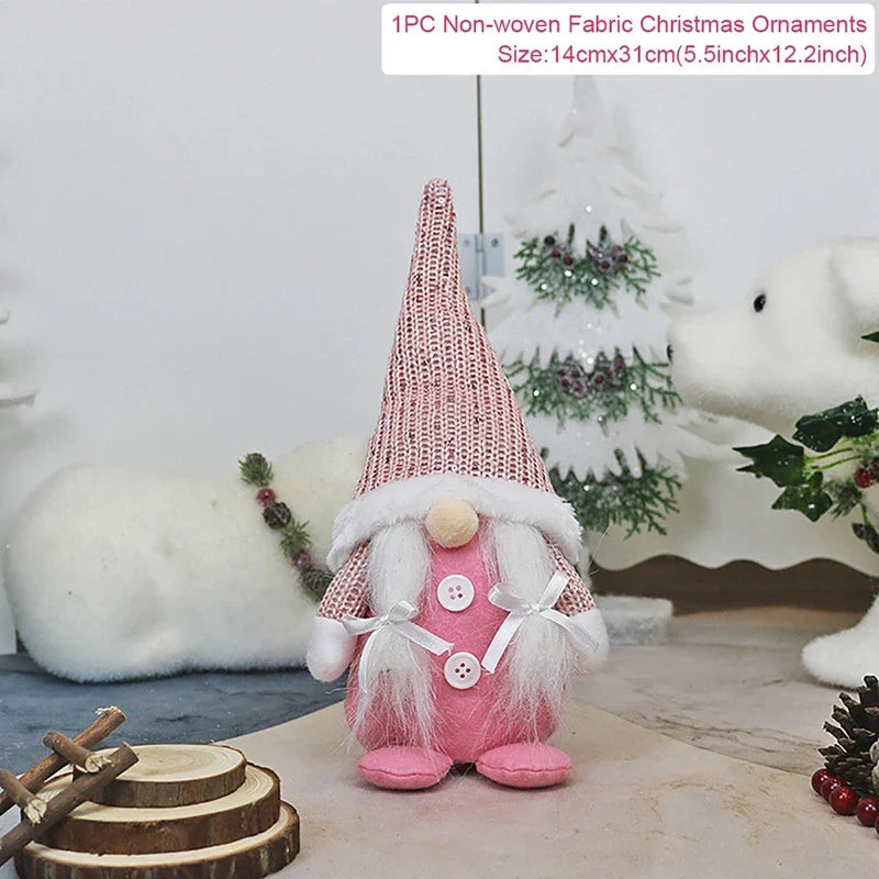 Faceless Christmas Decorations for Home, Christmas Tree Ornament, Merry Butter, New Year Gifts, 2024, 2025