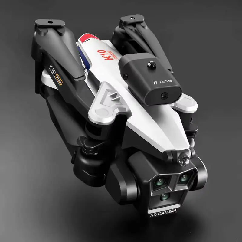 K10 Max Hot Sale Low Price High Quality Mini Foldable Three Camera Professional RC Beginner Drone Quadcopter Kids Gift Toy