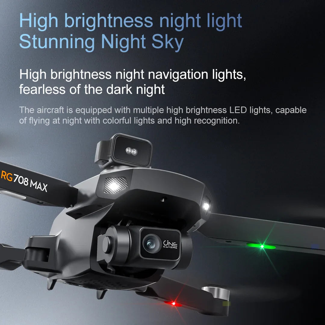 RG708MAX Drone Brushless Quadcopter GPS Positioning Screen Control Aerial Photography Obstacle Avoidance Drone
