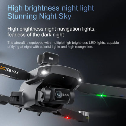 RG708MAX Drone Brushless Quadcopter GPS Positioning Screen Control Aerial Photography Obstacle Avoidance Drone
