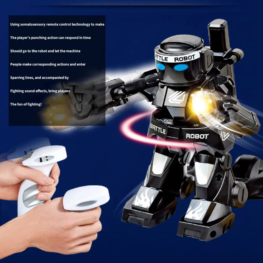 Robot de combat RC, jouet de boxe, télécommande, 2.4G, Robot de combat humanoïde avec deux Joysticks de commande, jouets pour enfants, cadeau