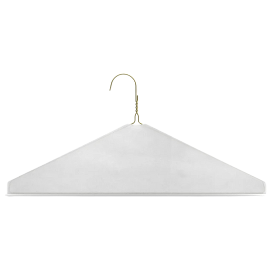 Cintre 16" doré simple, à épaules, calibre 13