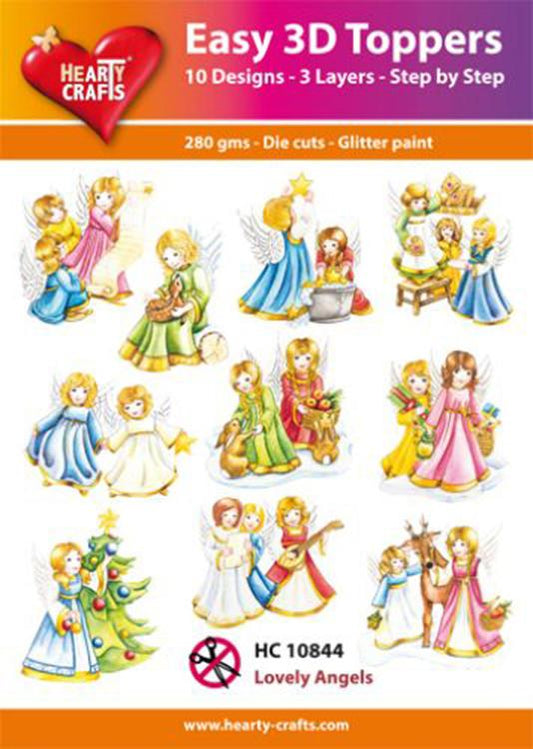 Hearty Crafts Easy 3D Toppers - Lovely Angels