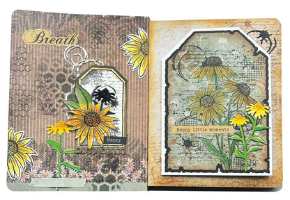 HE Cutting Dies Grunge Bits Sweet Bee Memories 9 PC
