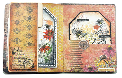 HE Clear Stamp Tag Florals Sweet Bee Memories 1 PC