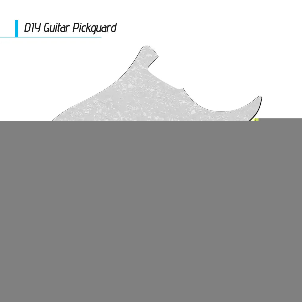 Pickguard pour guitare électrique ST américaine, 3 plis, plaque de protection personnalisée, accessoires de guitare en perles blanches