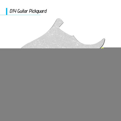 Pickguard pour guitare électrique ST américaine, 3 plis, plaque de protection personnalisée, accessoires de guitare en perles blanches