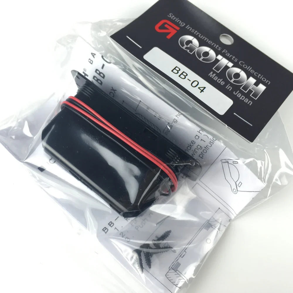 Boîtier de batterie d'origine GOTOH authentique BB-04 9V pour JEBass électrique et Active 514 up fabriqué au Japon