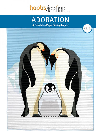 Adoration - A Foundation Paper Piecing Quilt Pattern from Hobbs Designs #112