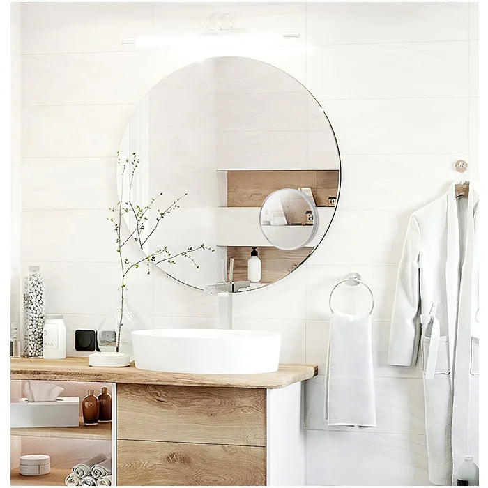 Launches Loc-Ventouse grossissante 5X, miroir rond mural HOMirror, bain, maquillage, cosmétique, accessoires de maquillage, 20cm