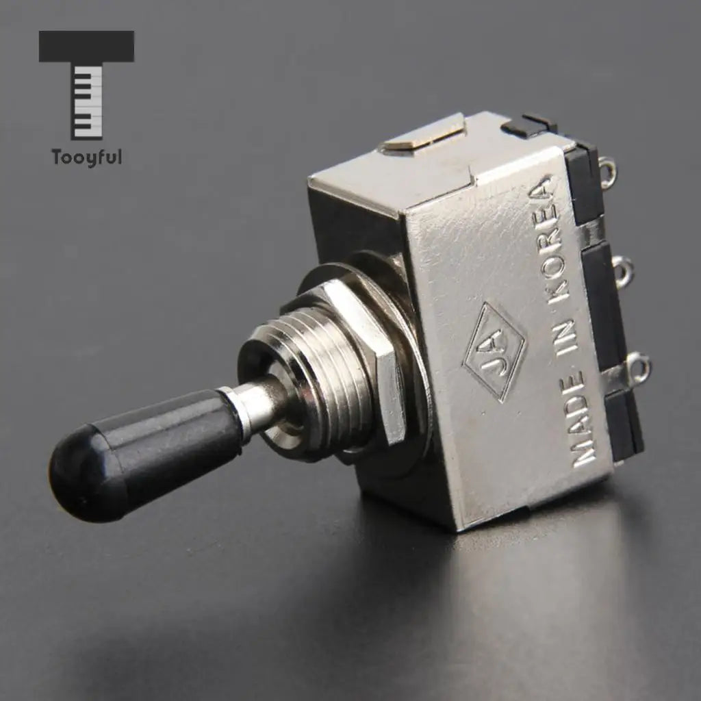 Tooycomparator-Remplacement d'interrupteur interdit à 3 voies, sélecteur 514 up avec bouton noir pour pièces électriques LP