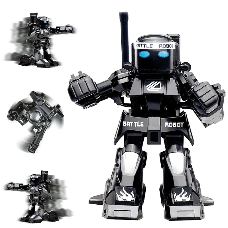 Robot de boxe télécommandé pour enfants, jouet de combat RC, jeux pour deux joueurs, gastronomie 2.4G, jouets de contrôle pour enfants, jeu no ly