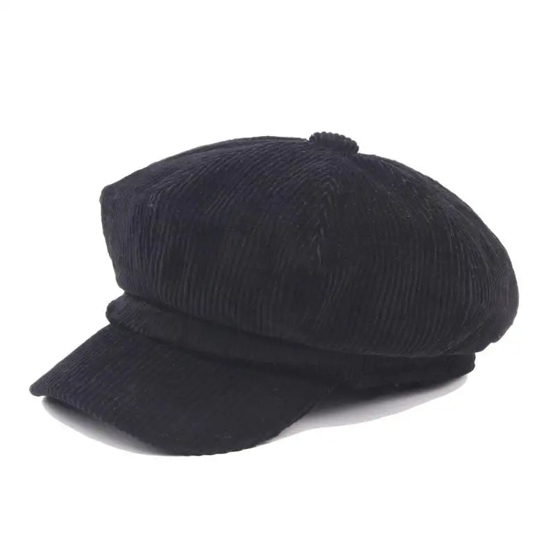 COKK-Casquette de Gavroche pour Femmes, Béret d'Automne Hiver, Chapeau Octogonal de Peintre, Chapeau Vintage Anglais, Gorras Boina Feminina
