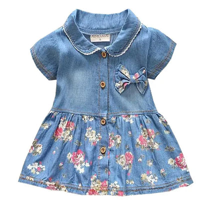 Nouveaux vêtements d'été pour bébés filles, robe mignonne à manches courtes pour enfants, costume décontracté pour tout-petits, tenues de bébé, vêtements de sport pour enfants