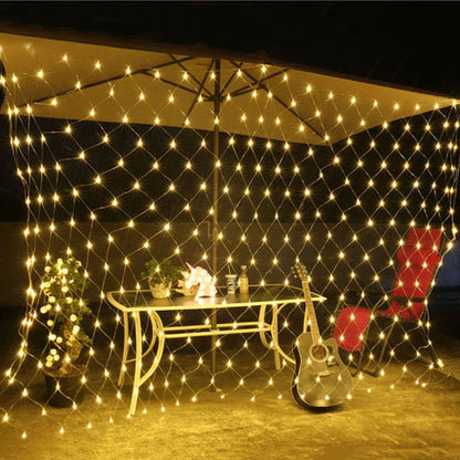LED Net Christmas lights 3M x 2M 204LEDS AC110V/220V Led mesh LED Net lights string lights waterproof for Christmas New Year holidays