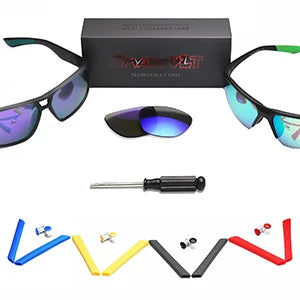 SmartVLT Polarized Replacement Lenses for Oakley Si Ballistic Det Cord OO9253 - 61mm Sunglasses - Multiple Options