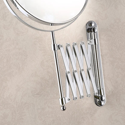 Becola 8 Pouces 3X Grossissant Mur Maquillage Miroir Recto-verso Rétractable Salle De Bain Miroir 360 Degrés Pivotant Miroir De Maquillage