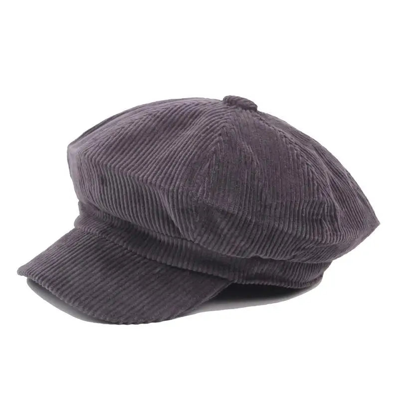 COKK-Casquette de Gavroche pour Femmes, Béret d'Automne Hiver, Chapeau Octogonal de Peintre, Chapeau Vintage Anglais, Gorras Boina Feminina