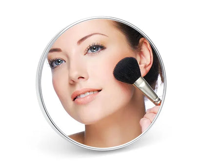 Launches Loc-Ventouse grossissante 5X, miroir rond mural HOMirror, bain, maquillage, cosmétique, accessoires de maquillage, 20cm