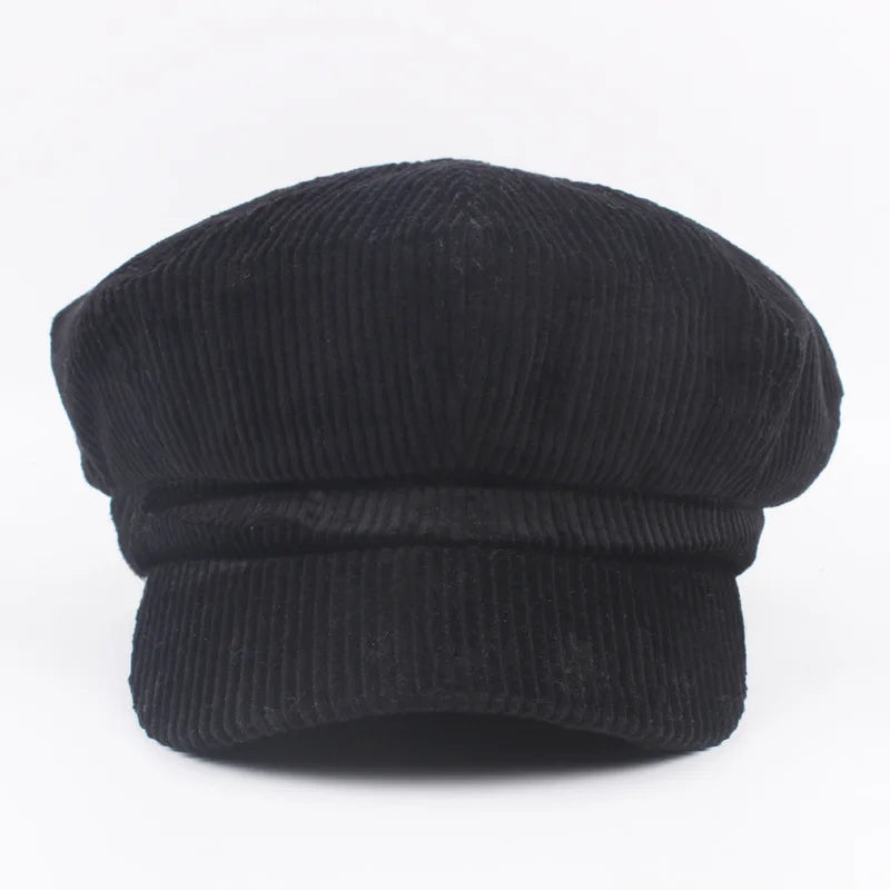 COKK-Casquette de Gavroche pour Femmes, Béret d'Automne Hiver, Chapeau Octogonal de Peintre, Chapeau Vintage Anglais, Gorras Boina Feminina