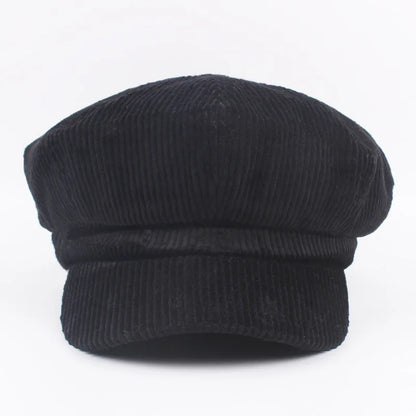 COKK-Casquette de Gavroche pour Femmes, Béret d'Automne Hiver, Chapeau Octogonal de Peintre, Chapeau Vintage Anglais, Gorras Boina Feminina