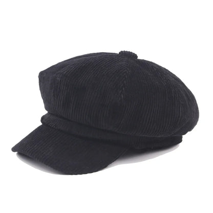 COKK-Casquette de Gavroche pour Femmes, Béret d'Automne Hiver, Chapeau Octogonal de Peintre, Chapeau Vintage Anglais, Gorras Boina Feminina