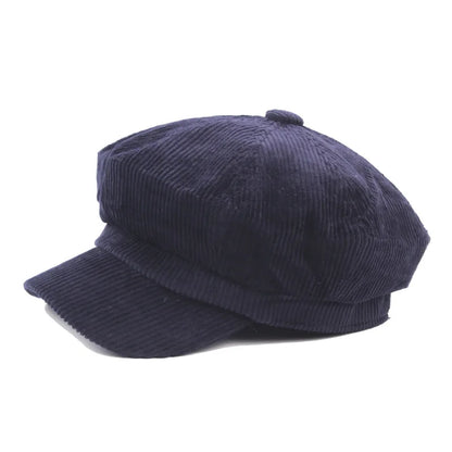 COKK-Casquette de Gavroche pour Femmes, Béret d'Automne Hiver, Chapeau Octogonal de Peintre, Chapeau Vintage Anglais, Gorras Boina Feminina