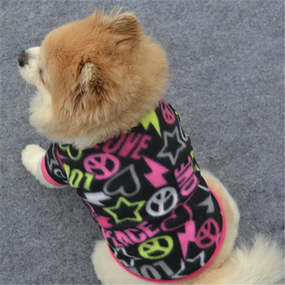 Vêtements chauds en molleton pour animaux de compagnie, manteau mignon à imprimé tête de mort pour chiens, veste chemise pour chiots, pull pour bouledogue français, vêtements de camouflage pour chiens