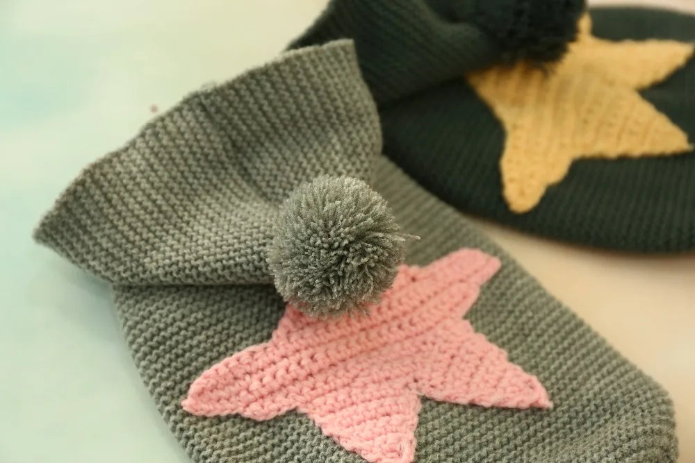 PETCIRCLE Vêtements pour chien Teddy Chiot Bulldog Français Chihuahau Vêtements pour chien Automne Hiver Vêtements pour chat Pull Étoile de mer nordique