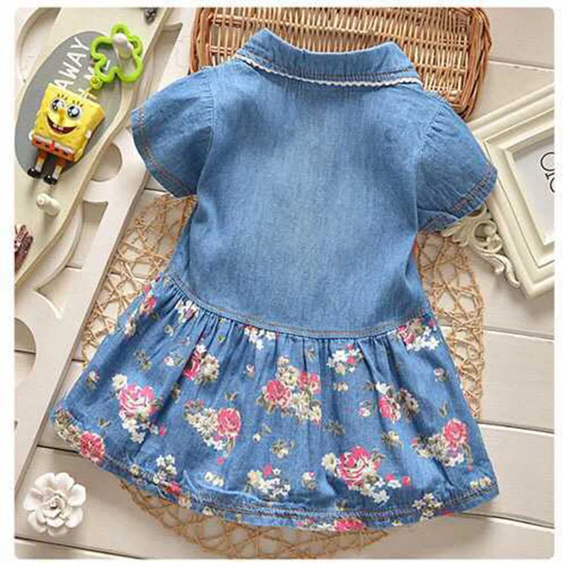 Nouveaux vêtements d'été pour bébés filles, robe mignonne à manches courtes pour enfants, costume décontracté pour tout-petits, tenues de bébé, vêtements de sport pour enfants