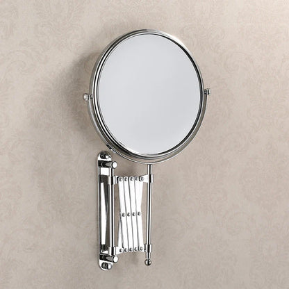 Becola 8 Pouces 3X Grossissant Mur Maquillage Miroir Recto-verso Rétractable Salle De Bain Miroir 360 Degrés Pivotant Miroir De Maquillage