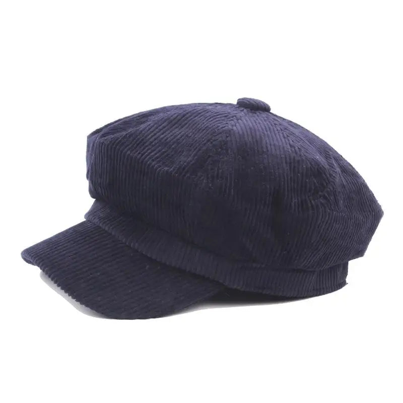 COKK-Casquette de Gavroche pour Femmes, Béret d'Automne Hiver, Chapeau Octogonal de Peintre, Chapeau Vintage Anglais, Gorras Boina Feminina