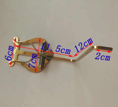 Réinitialisation de feuille itude en acier inoxydable, saxophone ténor alto, lyre