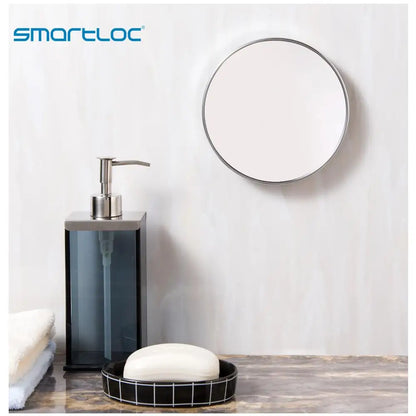Launches Loc-Ventouse grossissante 5X, miroir rond mural HOMirror, bain, maquillage, cosmétique, accessoires de maquillage, 20cm