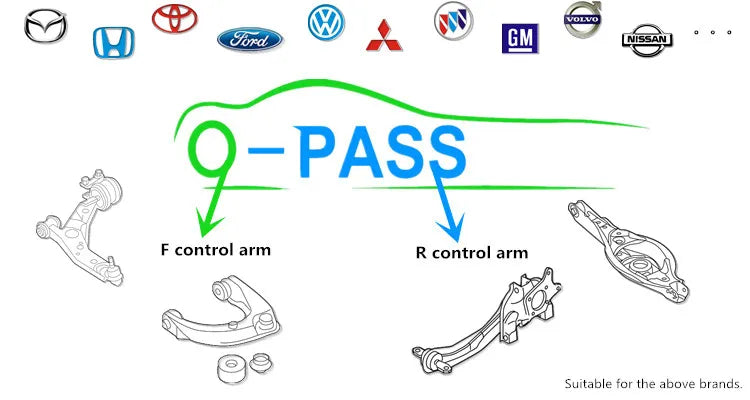 OPASS Adjustable Rear Toe Control Arm for LINCOLN MKC I 2015-  EJ7C-5K743-AC Fast Shipping