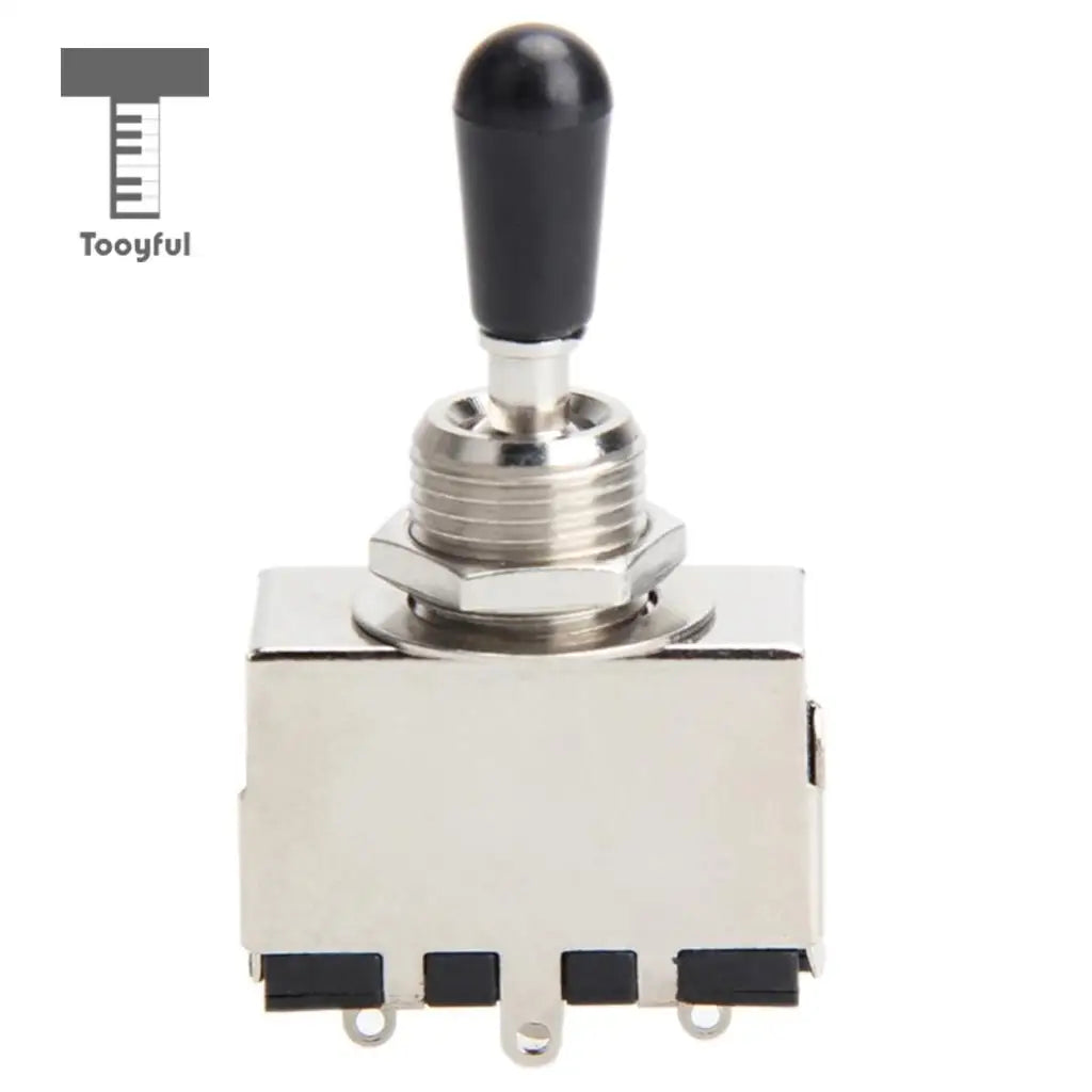 Tooycomparator-Remplacement d'interrupteur interdit à 3 voies, sélecteur 514 up avec bouton noir pour pièces électriques LP