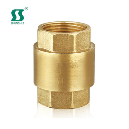 Brass Vertical Check Valve with High Quality 1/2" 3/4" 1" 2" 3" 4" Brass Spring Check Valve non-return valve for pump BSP NPT
