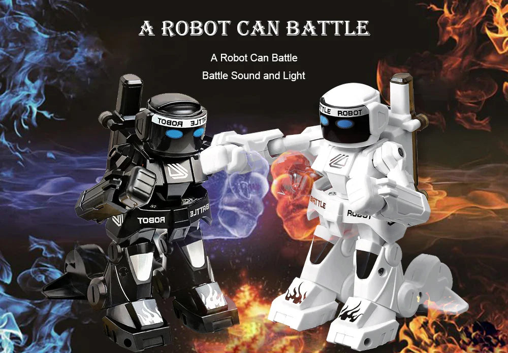 Robot de boxe télécommandé pour enfants, jouet de combat RC, jeux pour deux joueurs, gastronomie 2.4G, jouets de contrôle pour enfants, jeu no ly